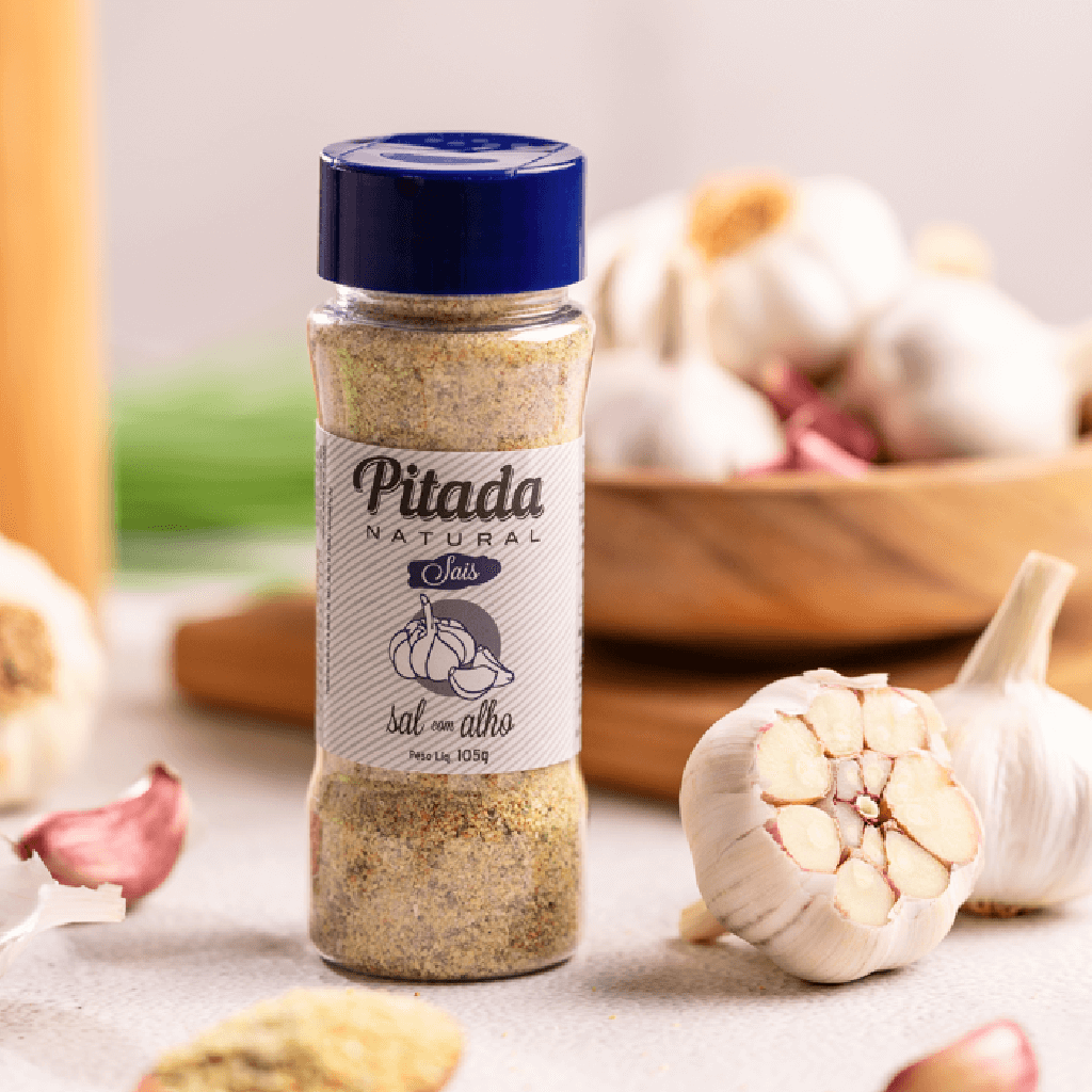 Sal com Alho Pitada Natural